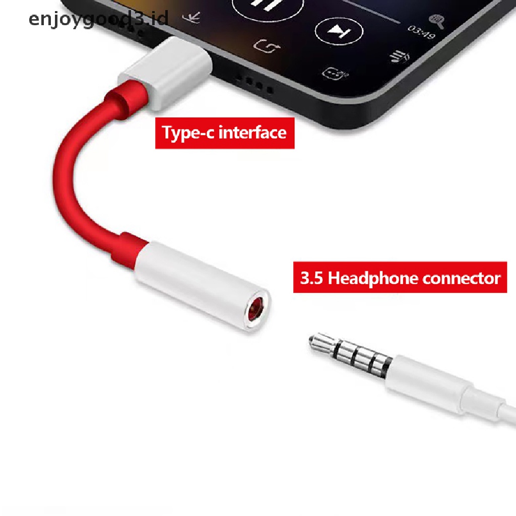 [Rready Stock] Universal Usb Tipe c Ke 3.5mm Earphone Jack Adapter Konektor Kabel Audio Adaptor Jalur Kabel Audio Untuk Satu Plus 7konverter Musik Usb-c (ID)