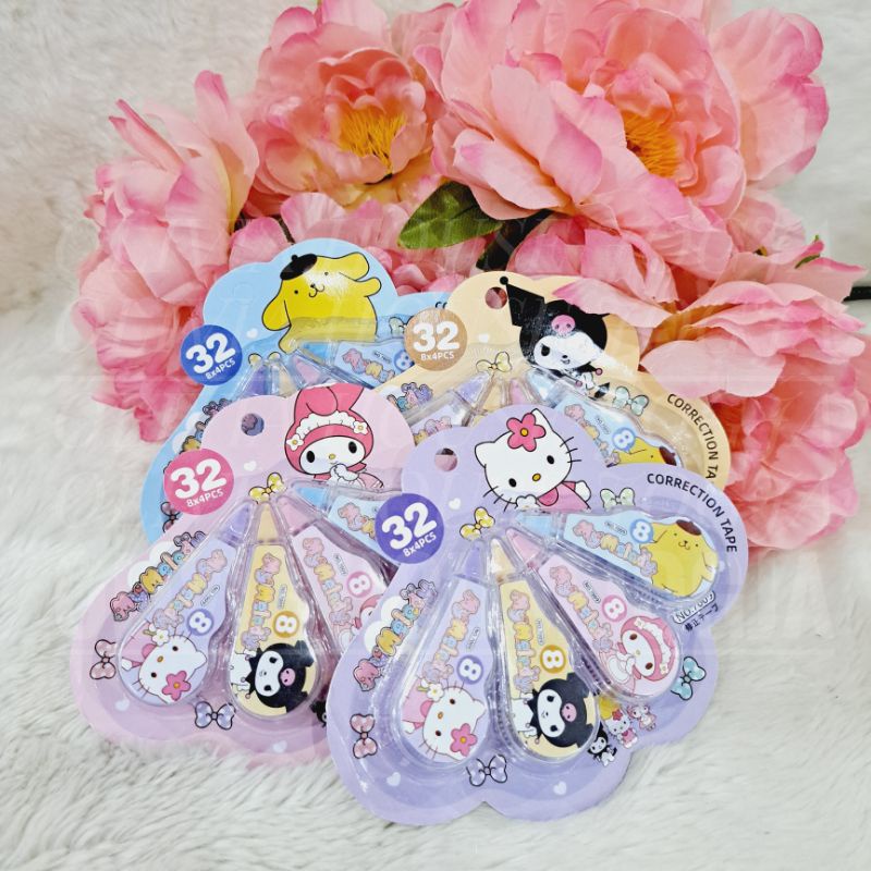

Tipex Hello Kitty Set Tipex My Melody Tipex Kuromi Tipex Pompompurin Correction Tape My Melody Kuromi Hello Kitty Pompompurin
