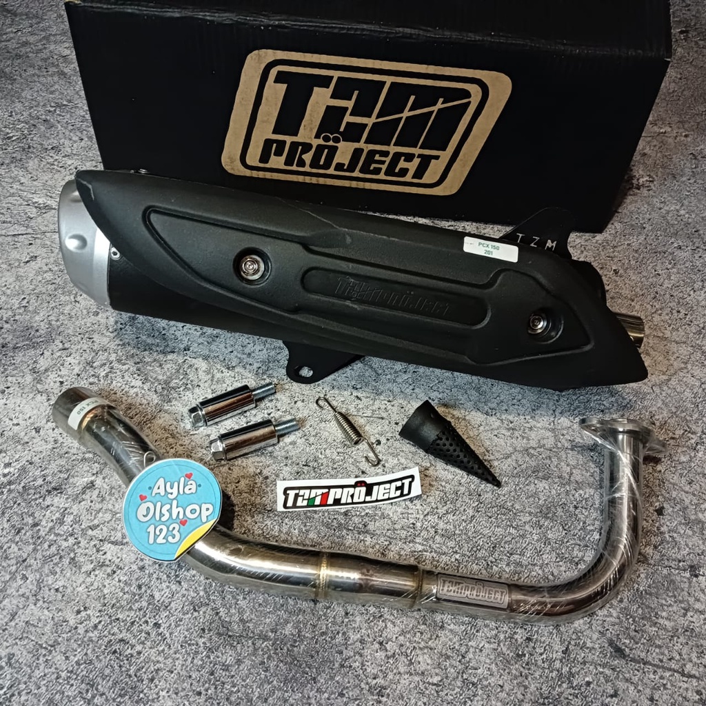 KNALPOT TZM PROJECT RACING PCX 150 LOKAL / KNALPOT CMS RACING TZM PCX LOKAL 150 / KNALPOT TZM RACING