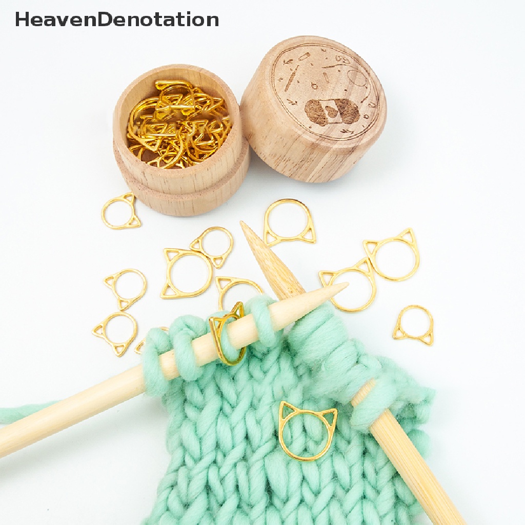 [HeavenDenotation] 30pcs Klip Craft Locking Stitch Perlengkapan Jahit Penguncian Stitch Spidol HDV