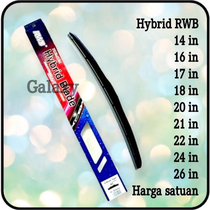 Wiper Kipas Kaca Depan - RWB Hybrid - Universal Mobil