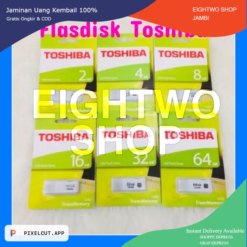 FLASHDISK TOSHIBA 2GB/4GB/8GB/16GB/32GB/64GB