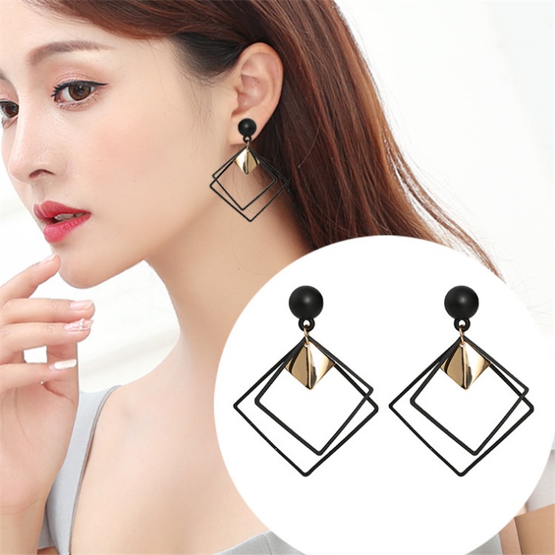 Anting Berlian | Anting Dengan Liontin | Sendok Garpu Bahan Stainless Steel | Anting Untuk Wanita | Aksesoris Wanita