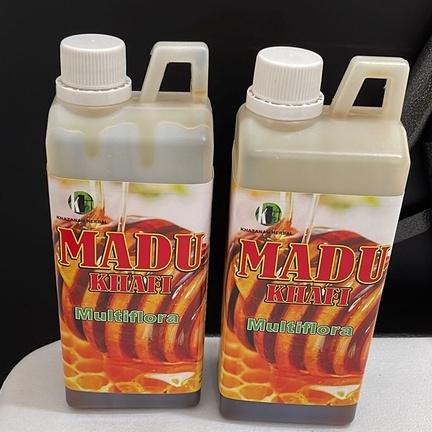 

Jumbo CASHBACK Madu Multiflora Khazanah Isi Bersih 1kg Ongkir 0%