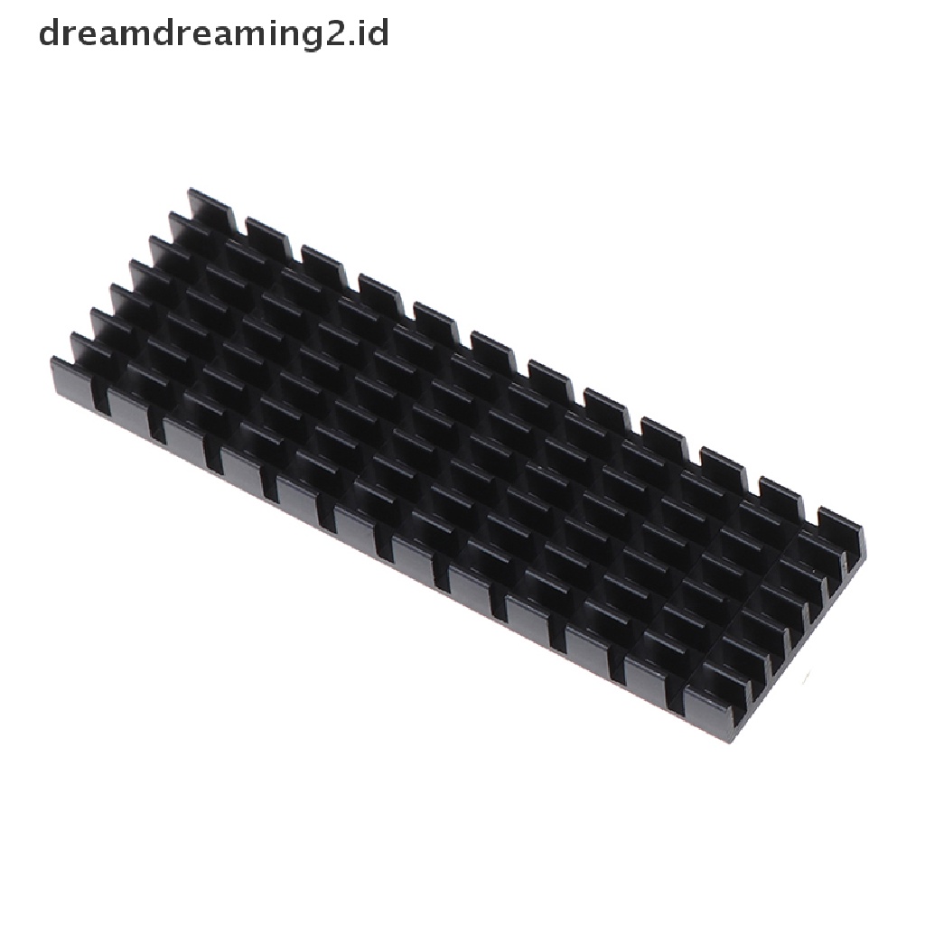 (dream) 1set M.2 NGFF NVMe 2280pcie SSD Pendingin Aluminium Heat Sink Dengan Thermal Pad.