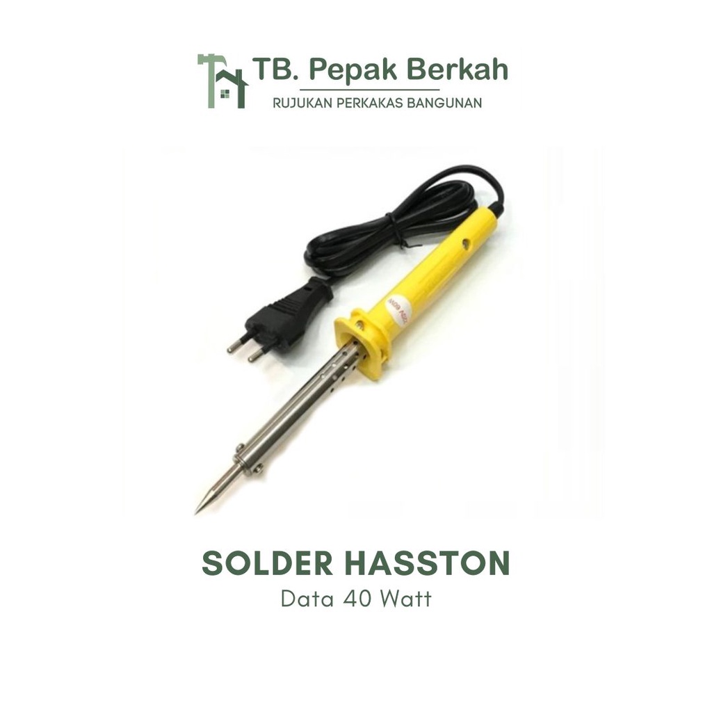 Hasston Solder Listrik Lurus Alat Solder Listrik 40 watt