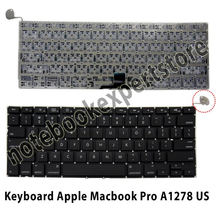 Keyboard Keyboard Apple Macbook Pro A1278 Us
