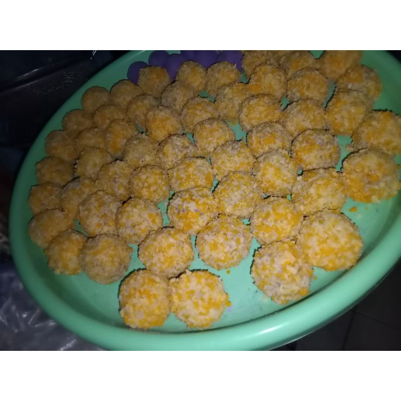 

Bola Ubi Coklat Lumer Mentah