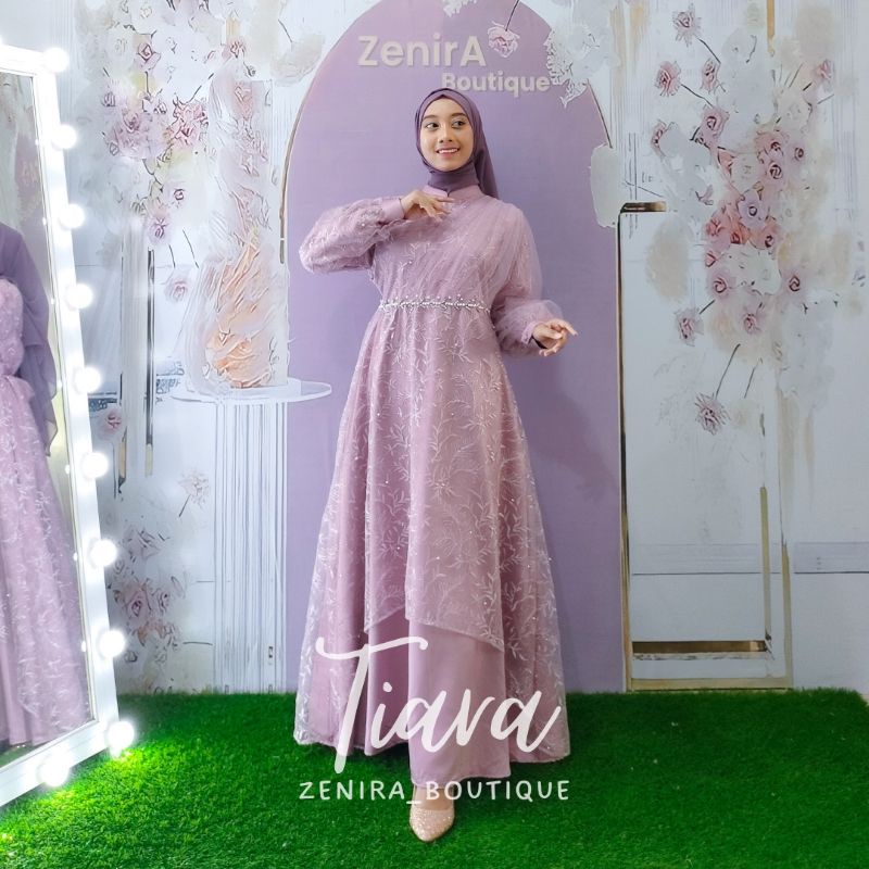 TIARA baju pesta kondangan / couple / bridesmaids / wisuda / bumil / ukuran kecil jumbo