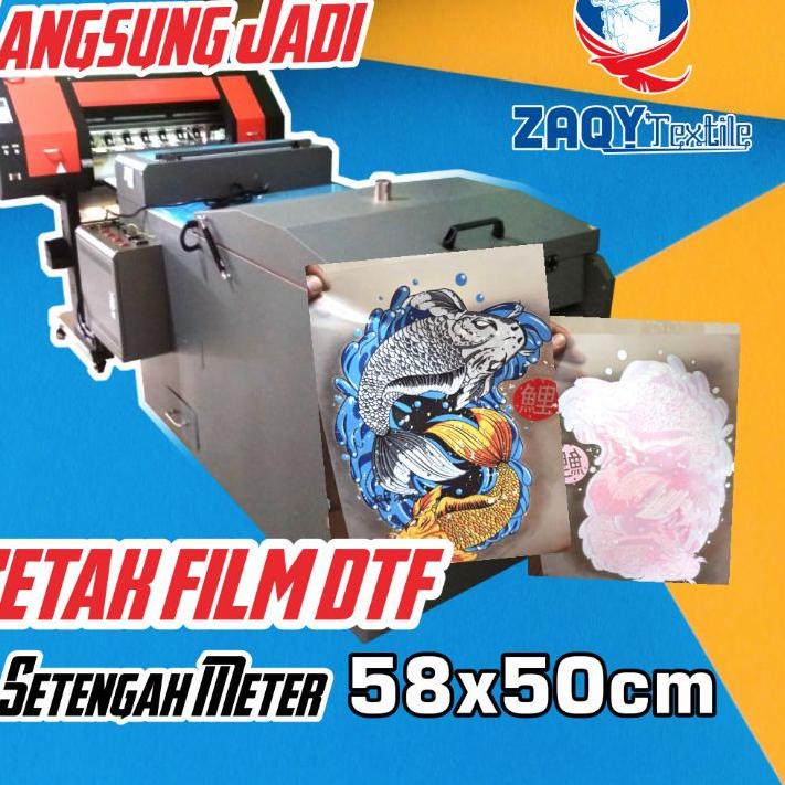♖ Print DTF 1/2 Meter siap press.. best seller ☻