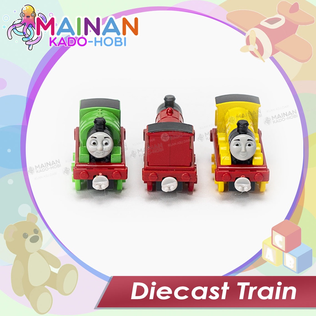 HADIAH ULANG TAHUN MAINAN ANAK DIECAST TRAIN MINIATUR KERETA API