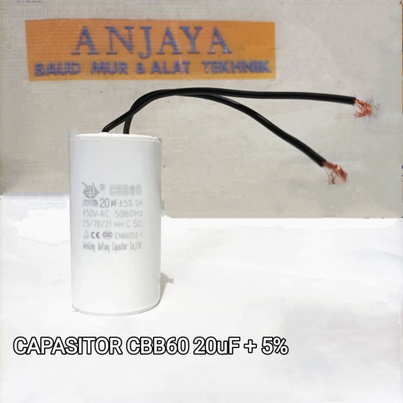 Kapasitor Kobura CBB60 20uf 450V AC