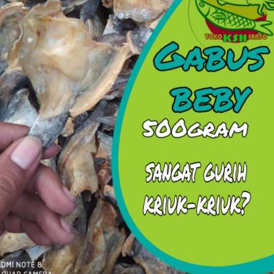 

✱ Ikan asin gabus beby-500gram ◘
