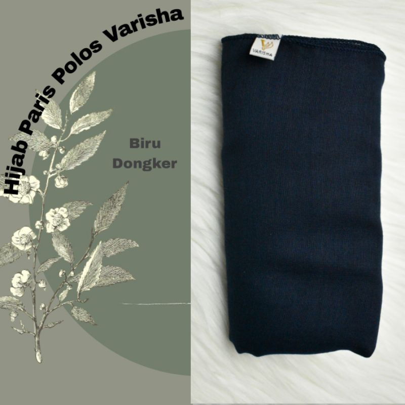 kerudung paris segiempat varisha polos size 110x110/kerudung hijab segiempat paris varisha polos war