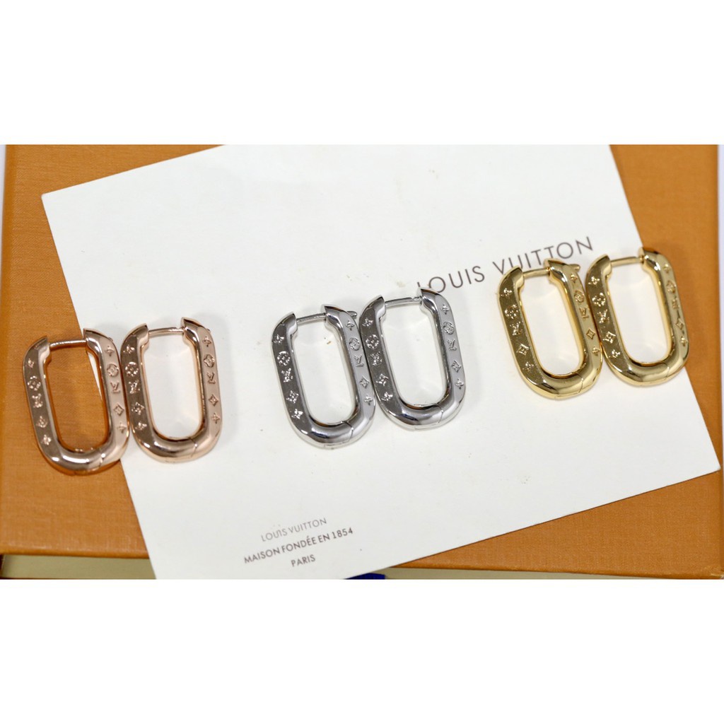 Set Anting Dan Kalung Liontin Bentuk Oval Bahan Metal