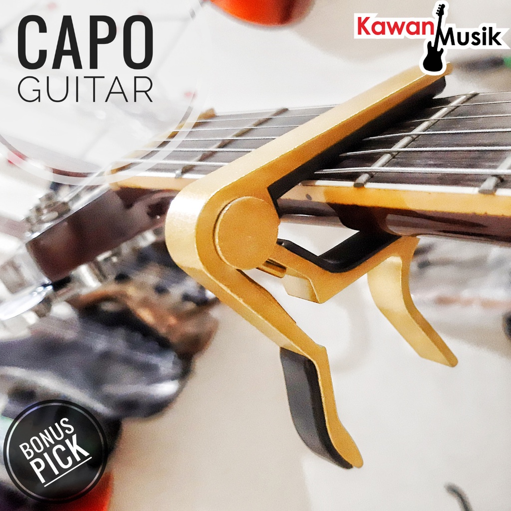 Capo Gitar Aluminium Alloy - Guitar Capo Kapo Gitar Akustik
