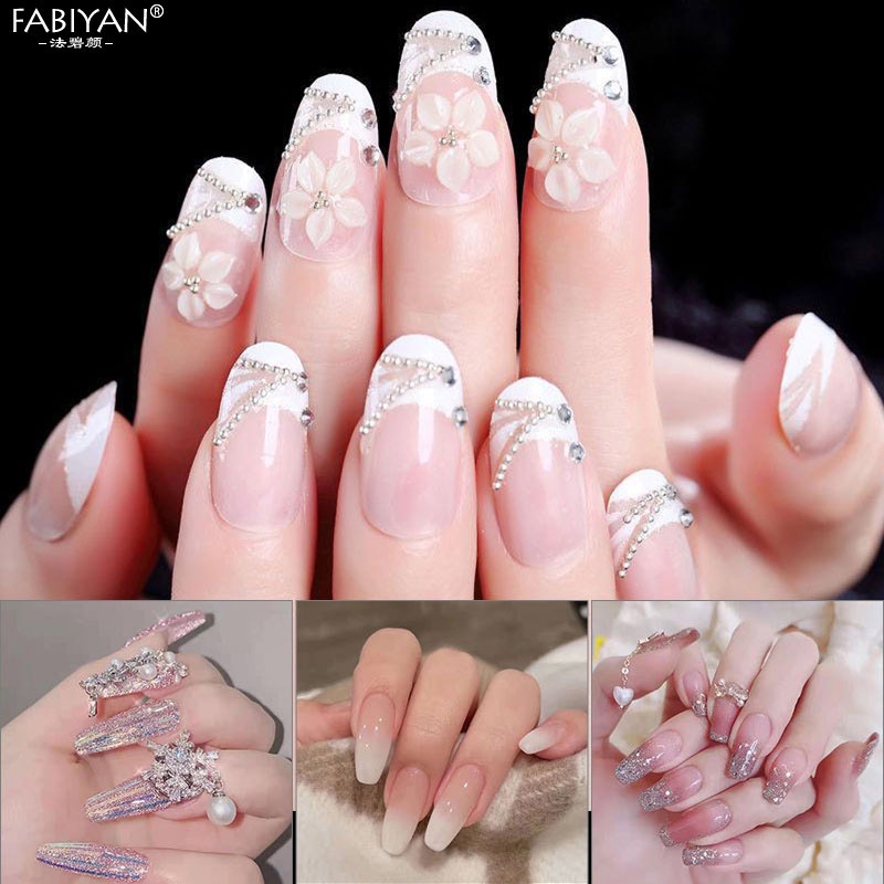 MAGEFY 120pcs / Set Kuku Palsu extension UV Untuk Nail Art Diy 0081