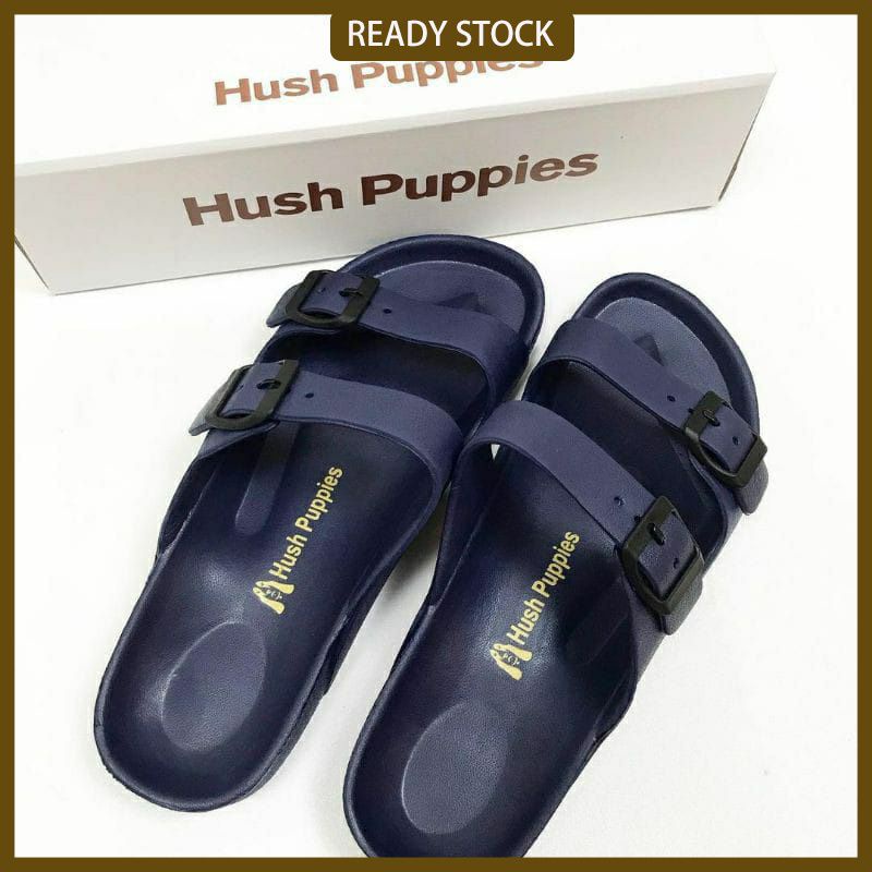 Sandal Hush Puppies Pria Strap 2 Slip On Gasper free Box