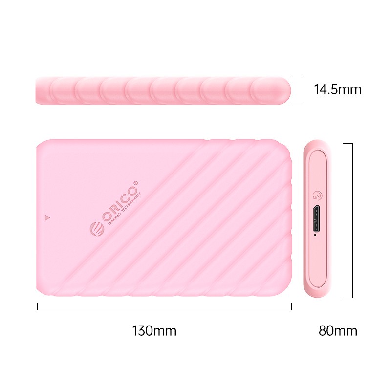 Orico 25PW1-U3 2.5 inch USB 3.0 HDD Enclosure Pink