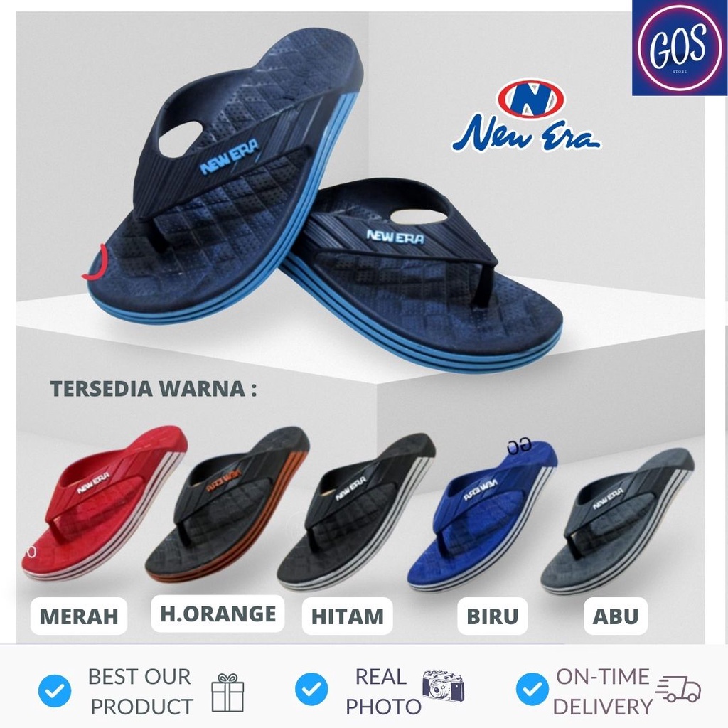 gos New Era TG 3006 JAPIT sport 06 Sandal Japit Karet Anak Laki-Laki Sendal Pria Anti Slip Original