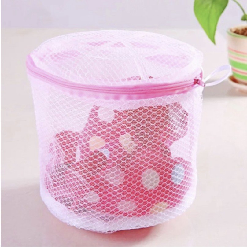 ZASKIYA - Dua Warna Bra Laundry Bag Mini Laundry Bag Bra Celana Dalam Pakaian Keranjang Tas Laundry