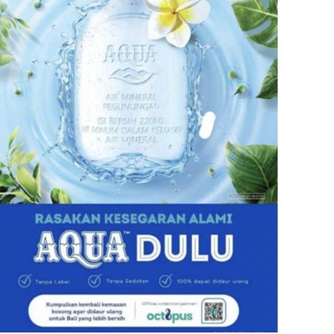 

◙ AQUA BOTOL MINI 220ML KEMASAN BARU ( LIMITED EDITION ) ✱