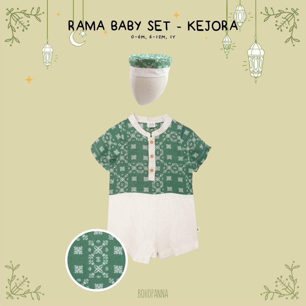 BOHOPANNA Rama Baby Set Raya Collection Koko Jumper Anak Laki-Laki