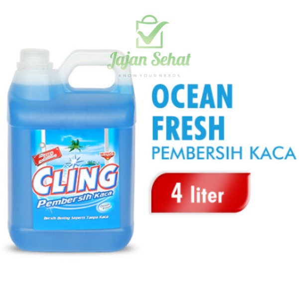 Cling Pembersih Kaca 4 LITER Drigen Ocean