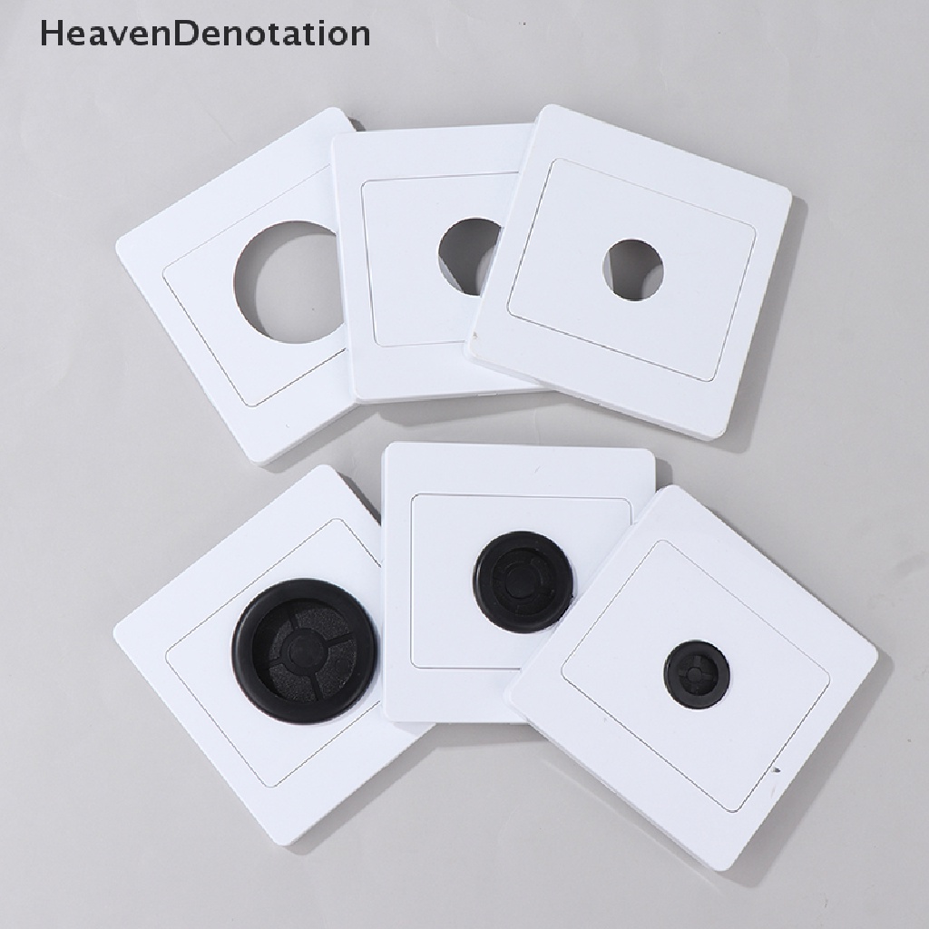 [HeavenDenotation] Stop Kontak Kabel Dengan Pad Karet Dinding Blank Panel With Outlet Hole Penutup Hias HDV