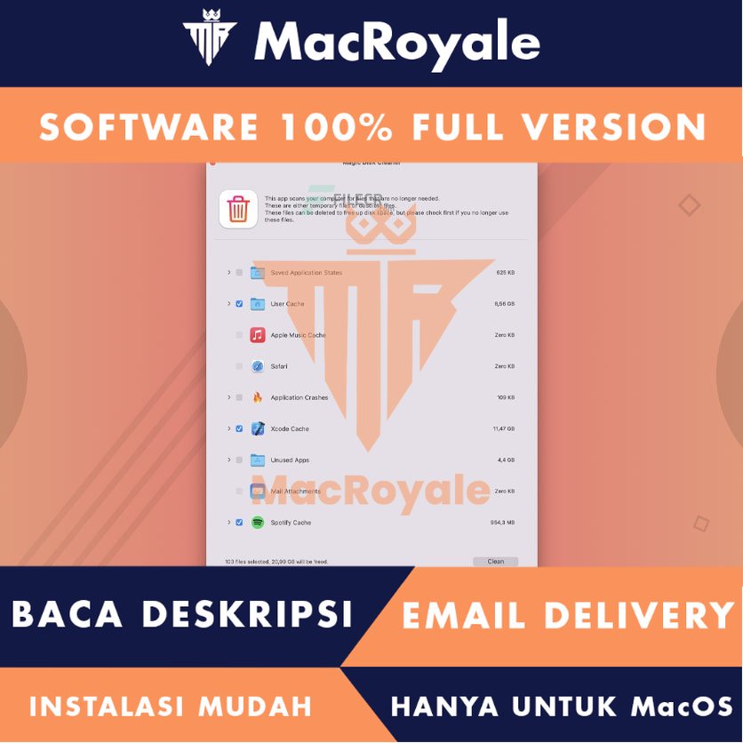 [MacOS] Magic Disk Cleaner Full Version Lifetime Full Garansi
