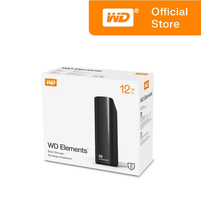 WD Element Elements Desktop 12TB - HDD Harddisk Eksternal 3.5 inch