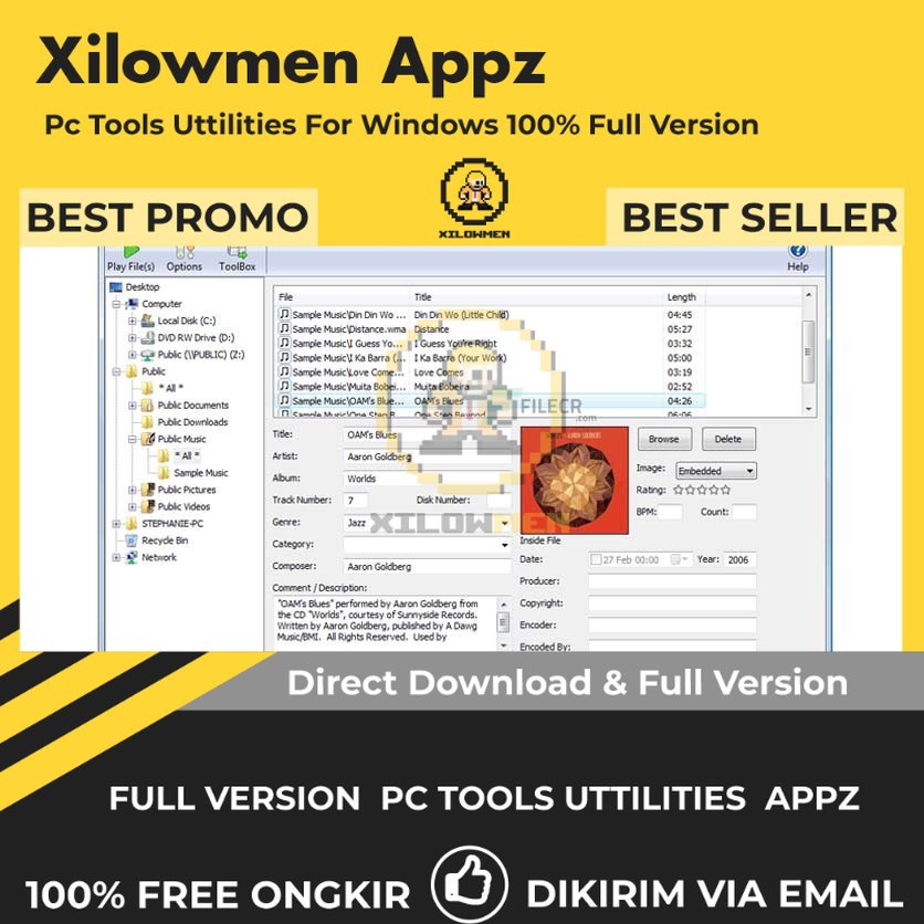 [Full Version] NCH Stamp ID3 Tag Editor Pro PC Tools Software Utilities Lifetime Win OS