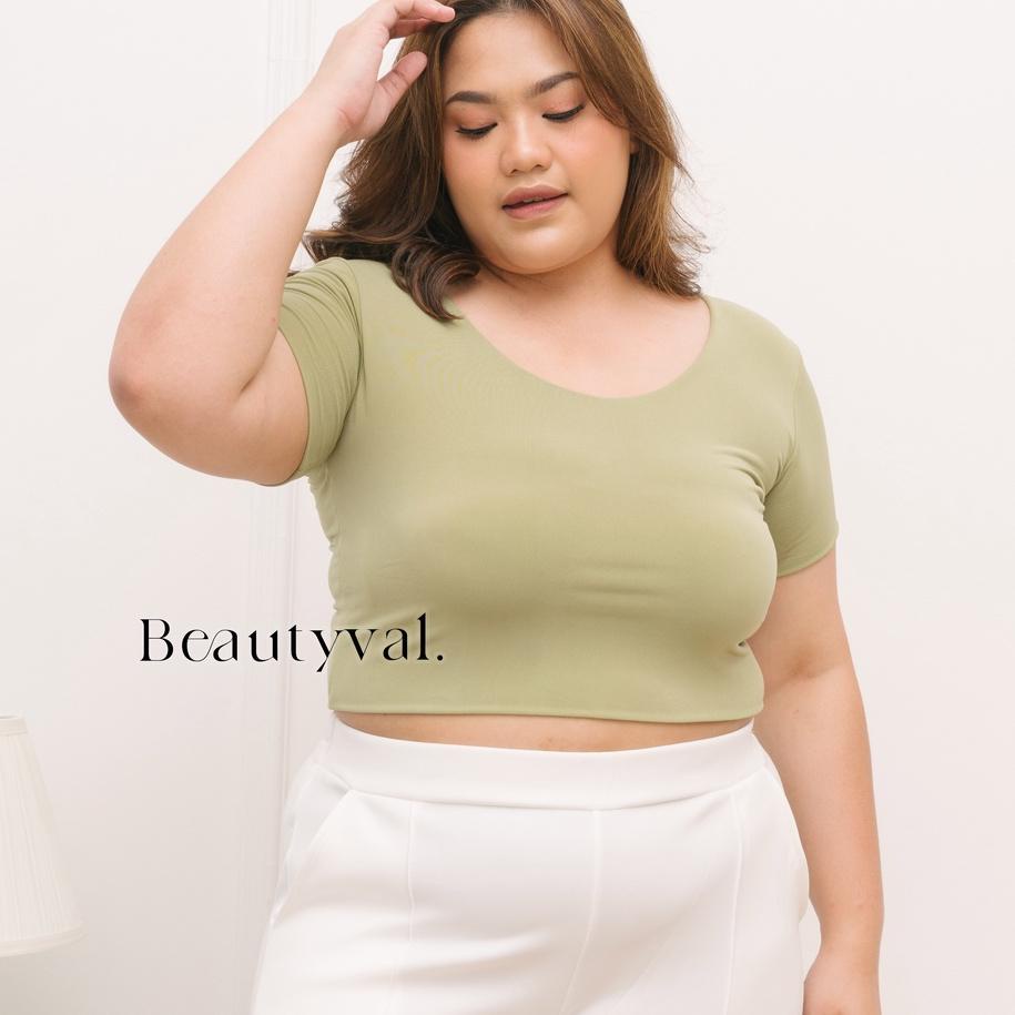 ☃ SQUARE CROP TOP TEE BIG SIZE KAOS CROP CROPTOP JUMBO ➭