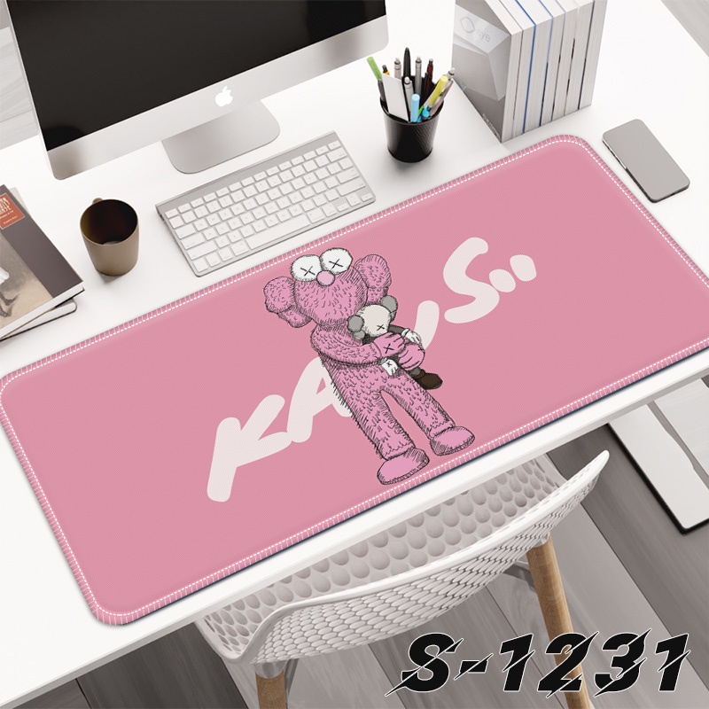 Kartun Oversized Mouse Pad Anak Laki-Laki Anime Alas Meja Menebal Seaming Keyboard Komputer Mouse Pad