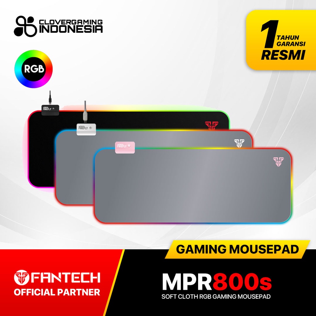 Fantech MPR800s Gaming Mousepad RGB - MPR800 MPR-800 MPR 800