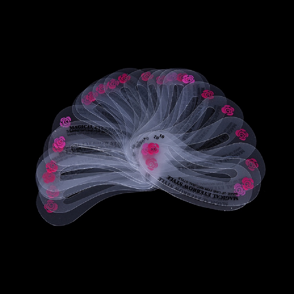 [AdornmentNo1] 24style Eye Brow Class Guide Grooming Membentuk Asisten Kartu Gambar Alis [ID]