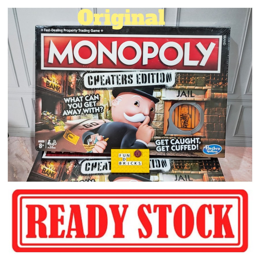 Hasbro Monopoly Cheaters Cheater Board Game