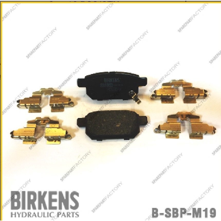 BIRKENS BRAKE PAD - KAMPAS REM BELAKANG S-CROSS / NEW SWIFT 2013-2017