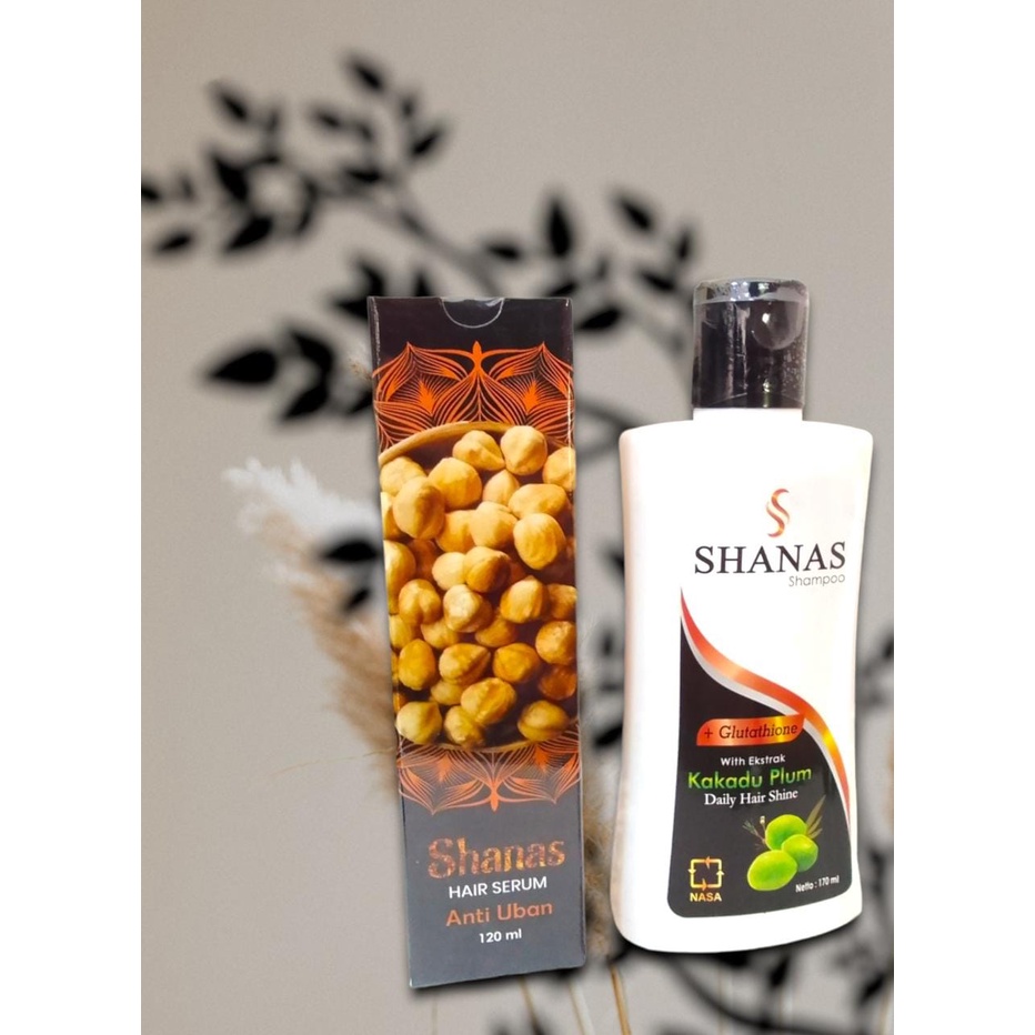 Shanas Hair Serum Anti Uban/Shanas Shampoo/Paket Uban Nasa