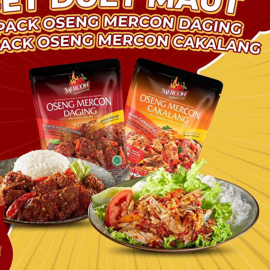 

♣ Mercon Merah Putih - Set Duet Maut || Oseng Mercon Daging + Cakalang ➬