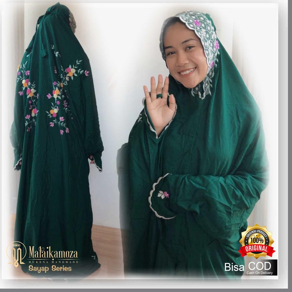 HARGA SPESIAL Mukena Terusan Jumbo Mukenah Terusan Bordir Timbul Mukena Lajuran Bordir Katun Rayon A