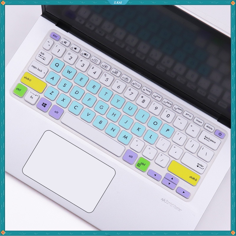 Suitable for Asus 14 &quot;Asus Adol Vivobook S14 S430Un Vivobook 14 M409D A409J A416J A41 Waterproof Moisture-proof keyboard Protective film Silicone full coverage 【 ZK 】