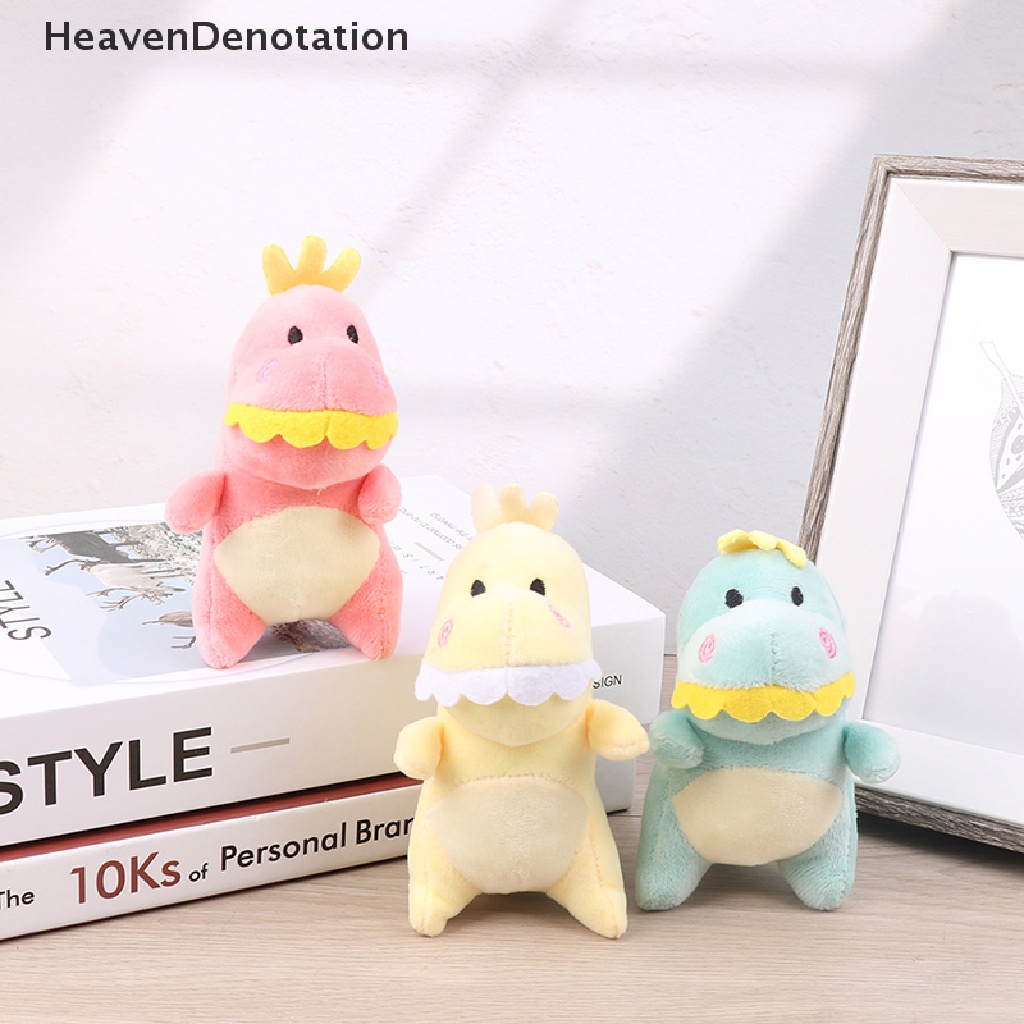 [HeavenDenotation] Boneka Liontin Dinosaurus Kecil Yang Lucu Mainan Mewah Gantungan Kunci Tas Liontin Boneka Hadiah HDV