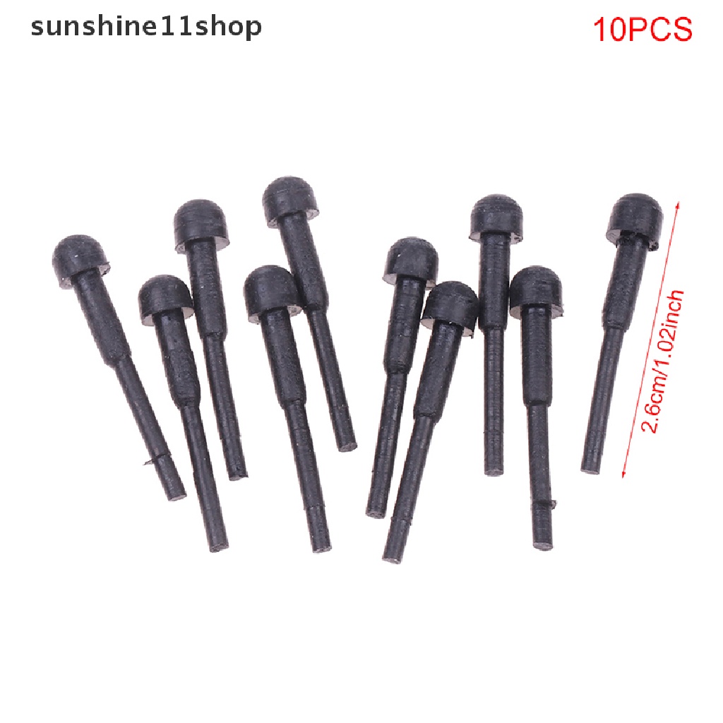 Sho 10pcs Karet Pengganti Bumper Peredam Rambut Gunting Barber Shears Stopper N