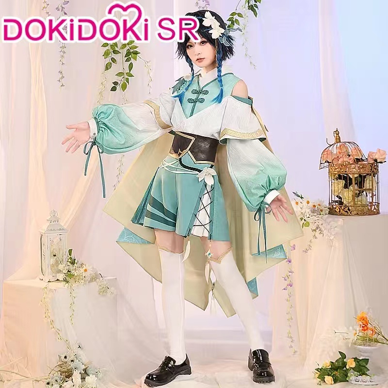 Venti Cosplay Game Genshin Impact Cosplay Costume PRE-SALE Venti Doujin Genshin Impact Cosplay Costu