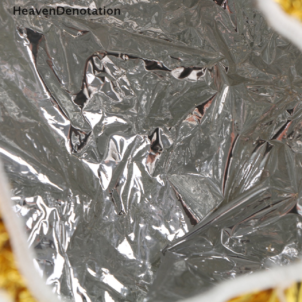 [HeavenDenotation] Shower Cap Peredam Panas Aluminium Foil Hat Topi Mandi Elastis Untuk Wanita HDV