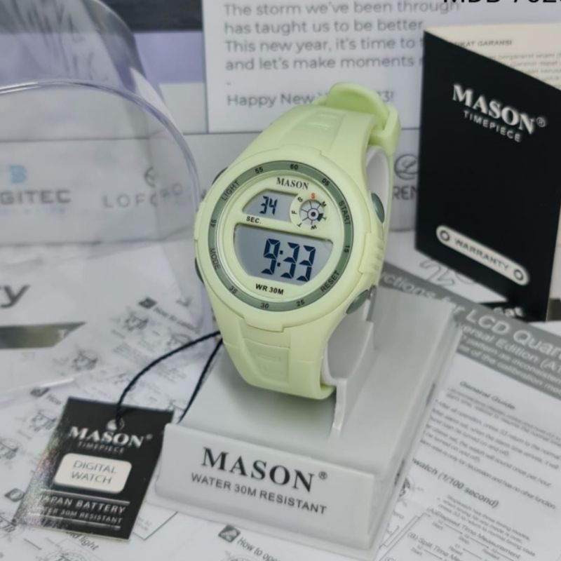 Jam Tangan Anak Digital Mason 7020 Rubber Original Tahan Air