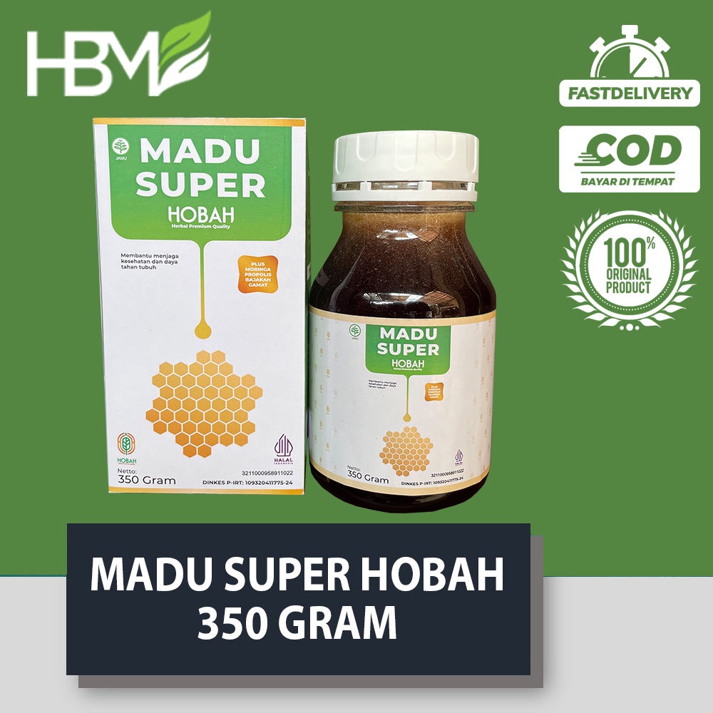 

MADU SUPER HOBAH PLUS BAJAKAH MORINGA PROPOLIS GAMAT 350 GRAM