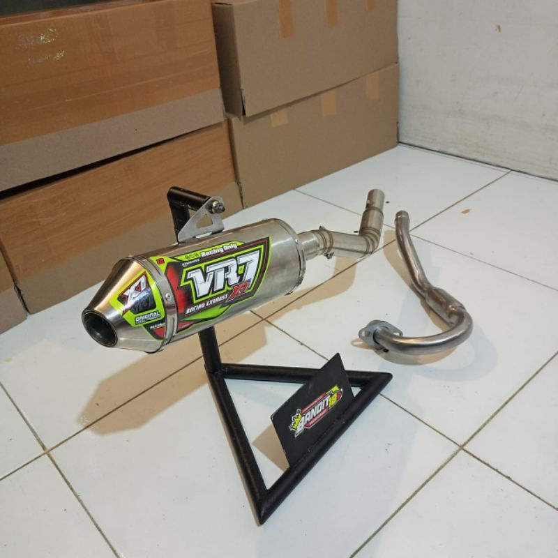 KNALPOT RACING VR7 UNTUK KLX DTRACKER CRF DLL