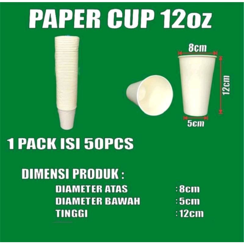 

Ukf5Pc6F4H (Kuliner.Kita) Paper Cup 12 Oz Starindo